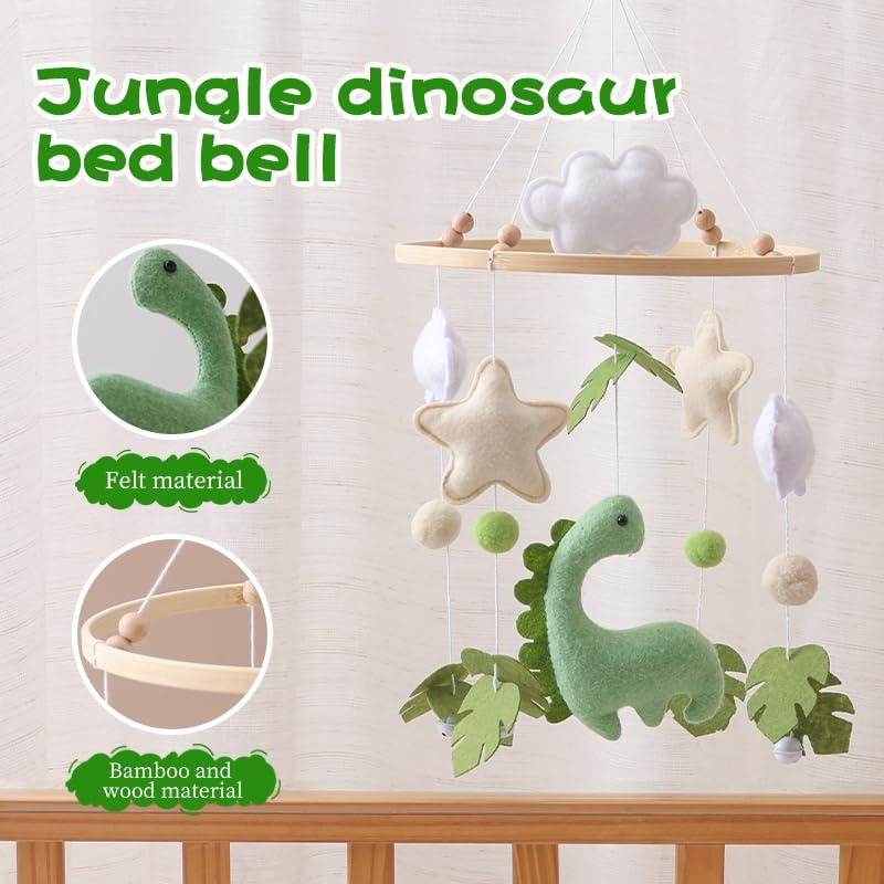 Móvil de Cuna Dinosaurio GOODMOM - Hecho a Mano, Musical