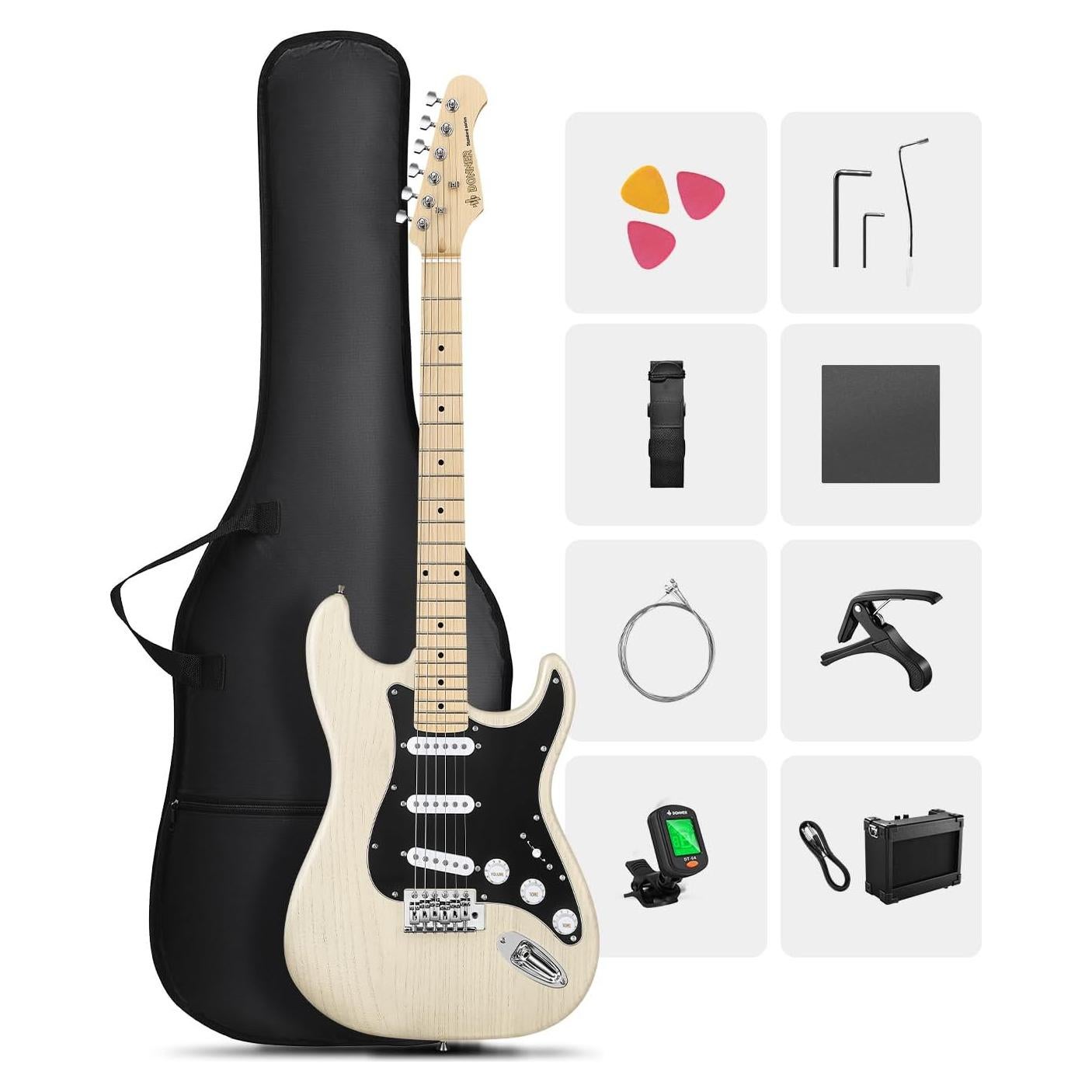 Guitarra Eléctrica DONNER DST-80 39" para Principiantes