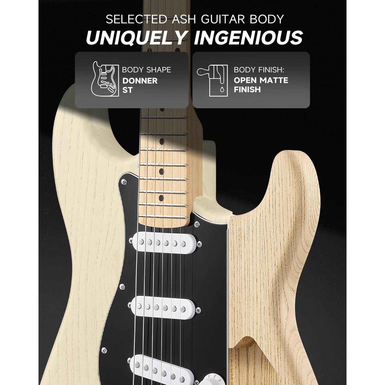 Guitarra Eléctrica DONNER DST-80 39" para Principiantes