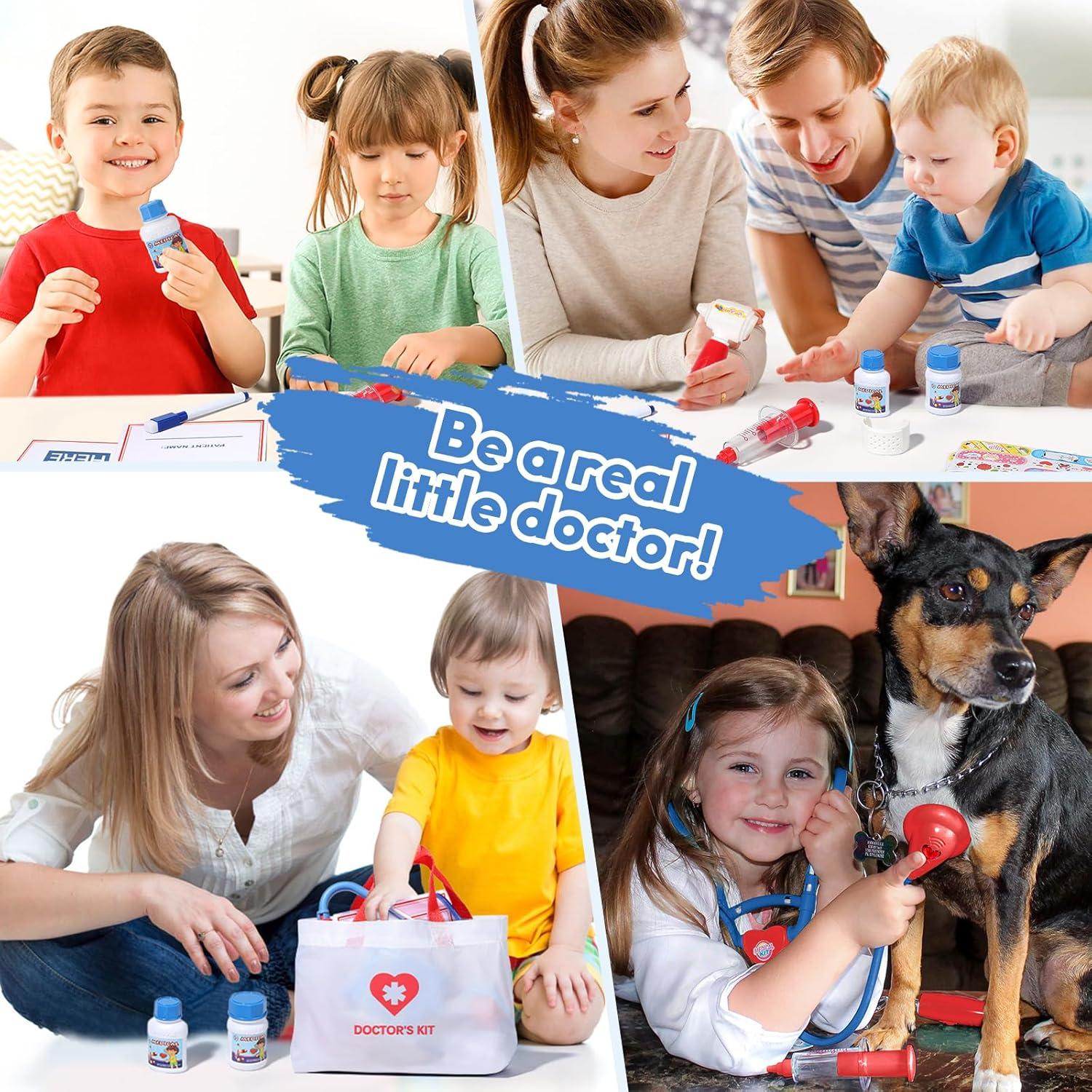 Kit Médico de Doctor Liberry para Niños 3-5 Años, 20 Piezas