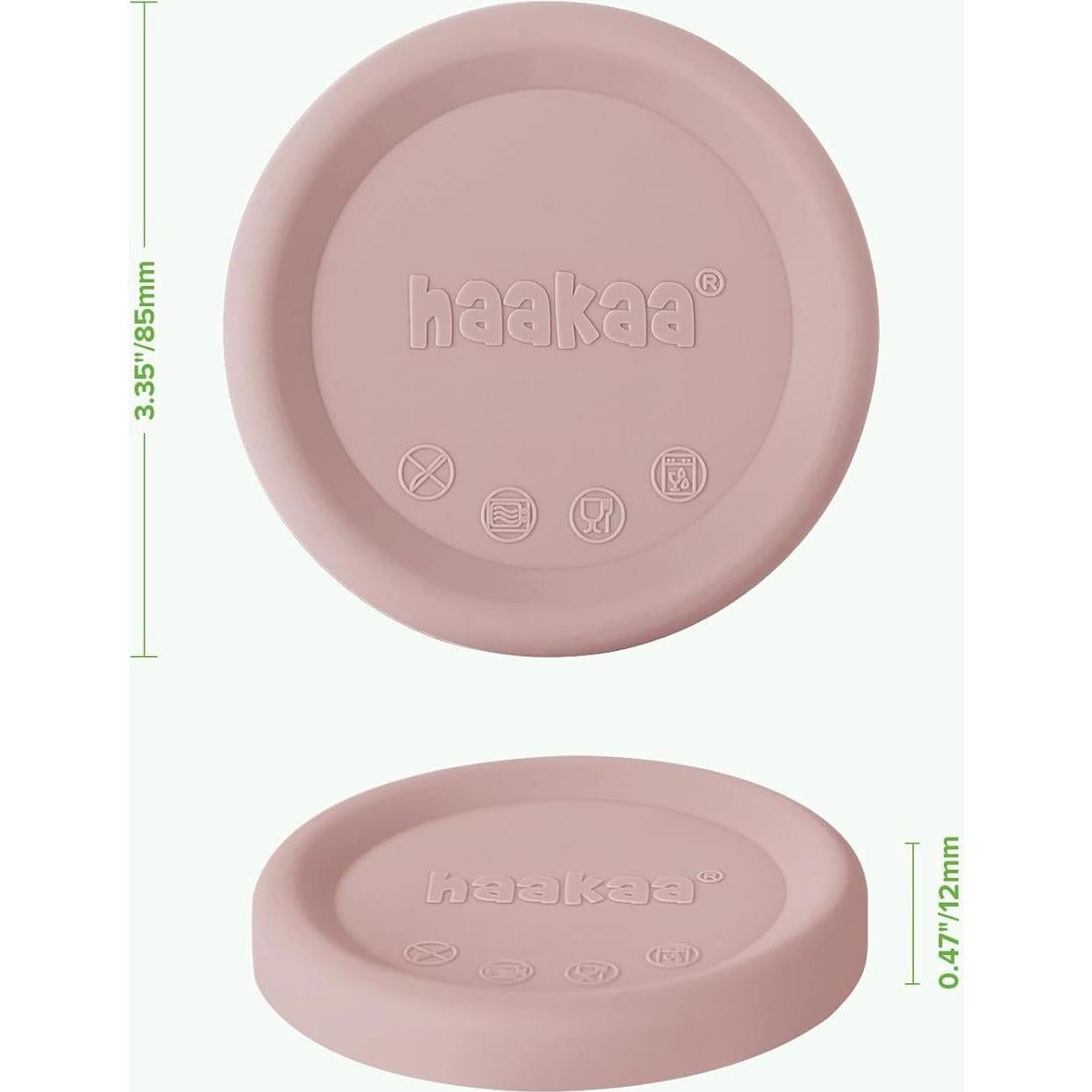 Tapa de bomba de pecho Haakaa - Silicona sonrosada a prueba de derrames