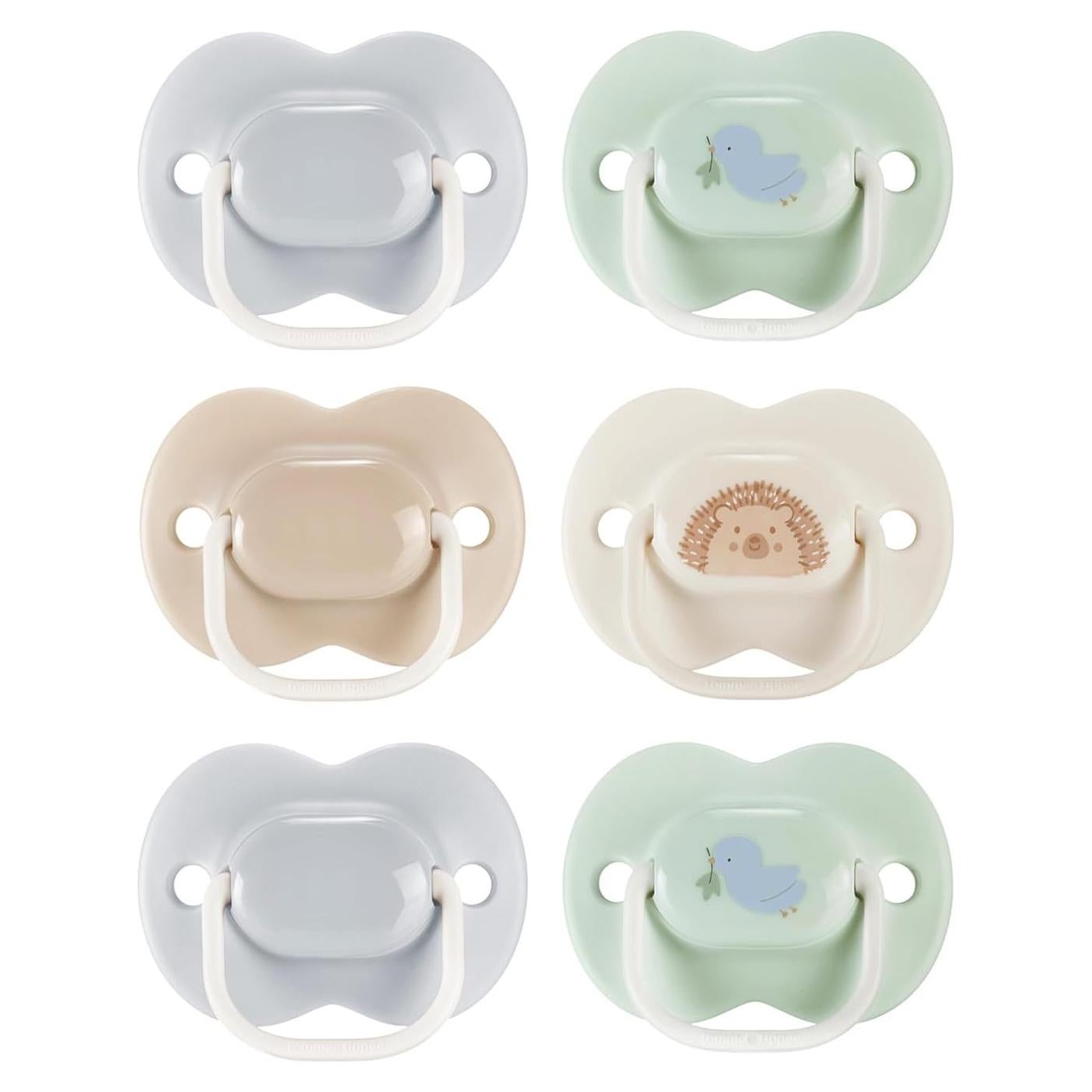 Chupetes Tommee Tippee Anytime 0-6 Meses Sin BPA Azul Verde 6 Pzs