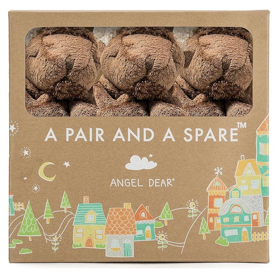 Conjunto de mantas de viaje Angel Dear 3 piezas Bisonte