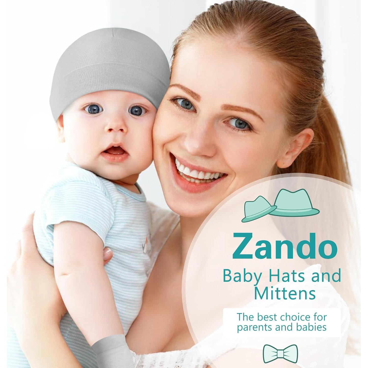 Set de Gorro y Mitones para Bebés Zando 0-3 Meses