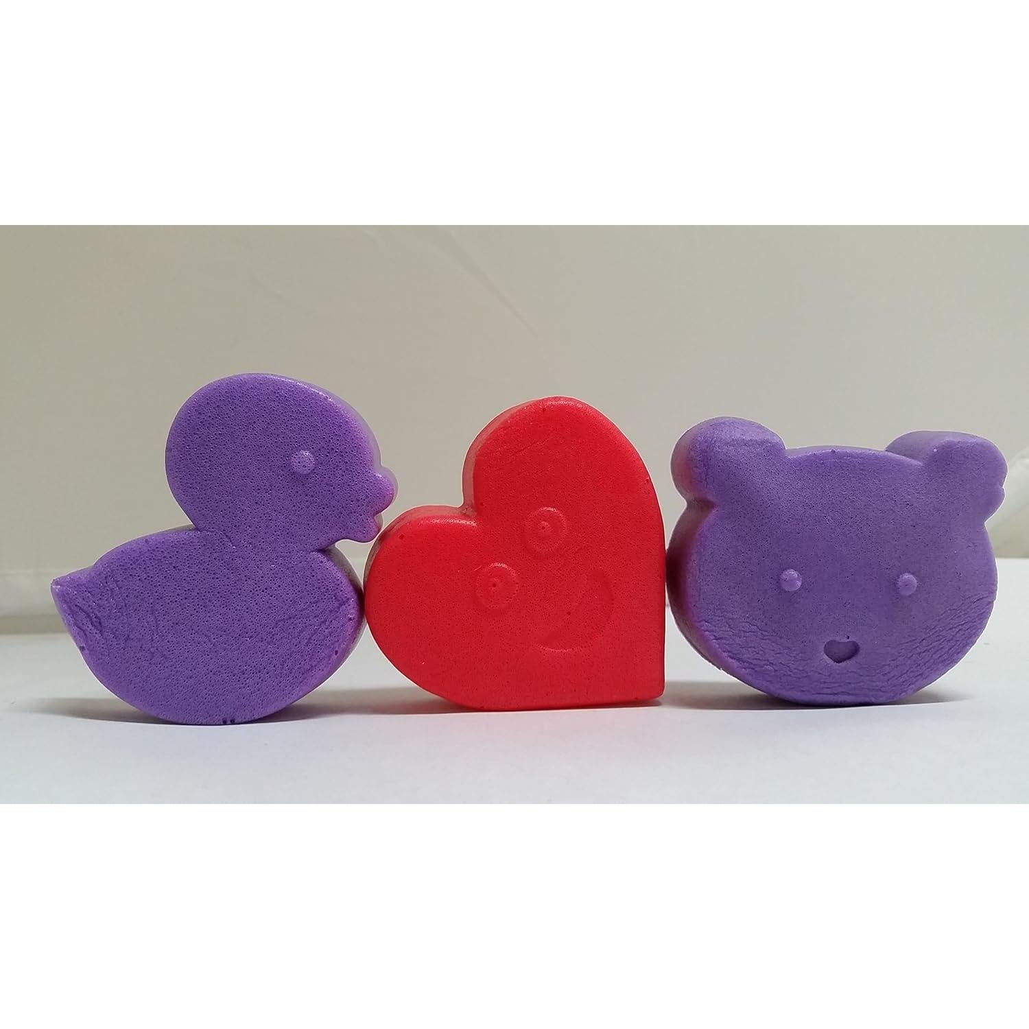 Esponjas de Baño para Bebés Cleanspired 3 Contenedores Lavanda