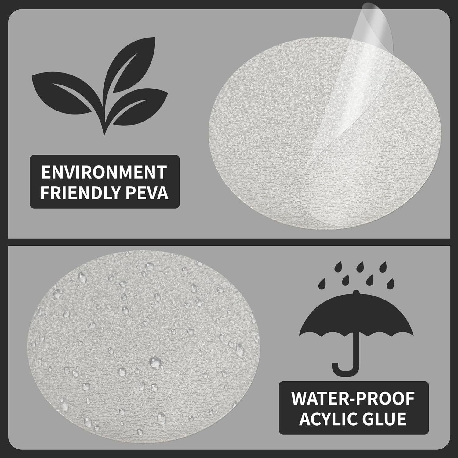 Calcomanías Antideslizantes Transparentes SANKEMU 20 Piezas 10 cm