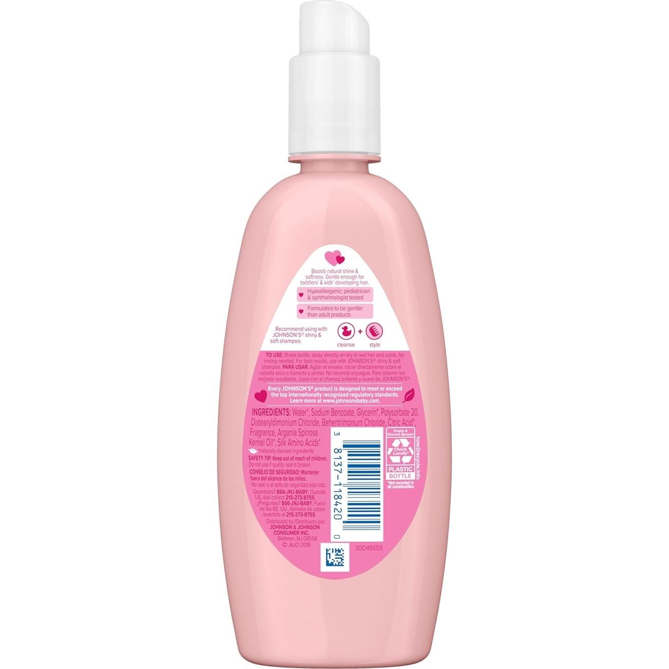 Spray Acondicionador Brillante Johnson 295 ml Sin Lagrimas