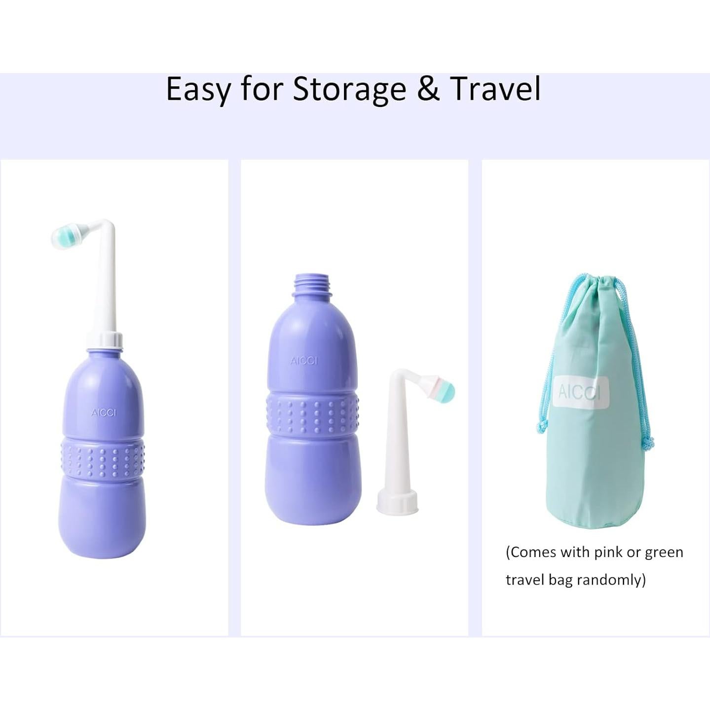 Botella Perineal Portátil aicci 500ml para Cuidado Postparto