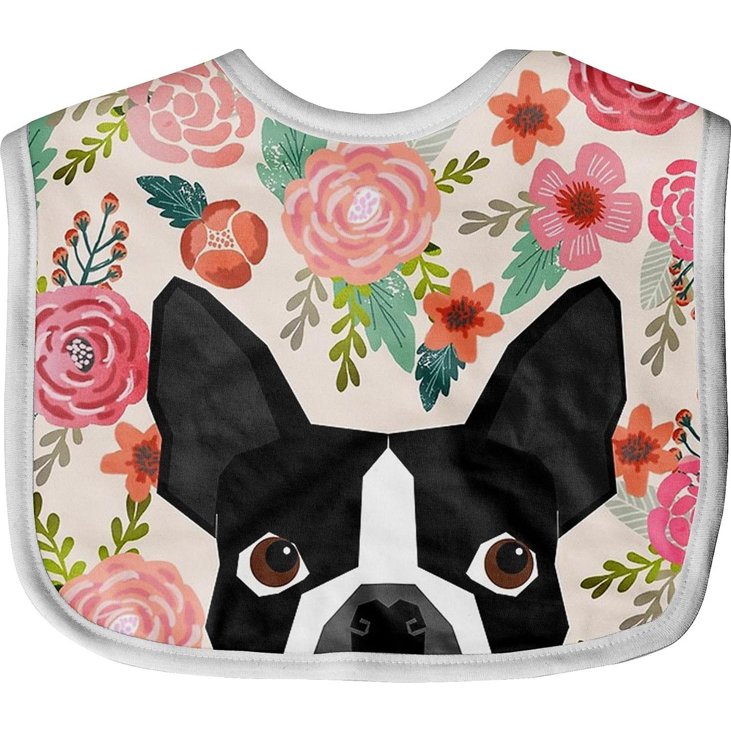 Babero Premium para Bebés Granbey Perro Boston Terrier 27x35cm