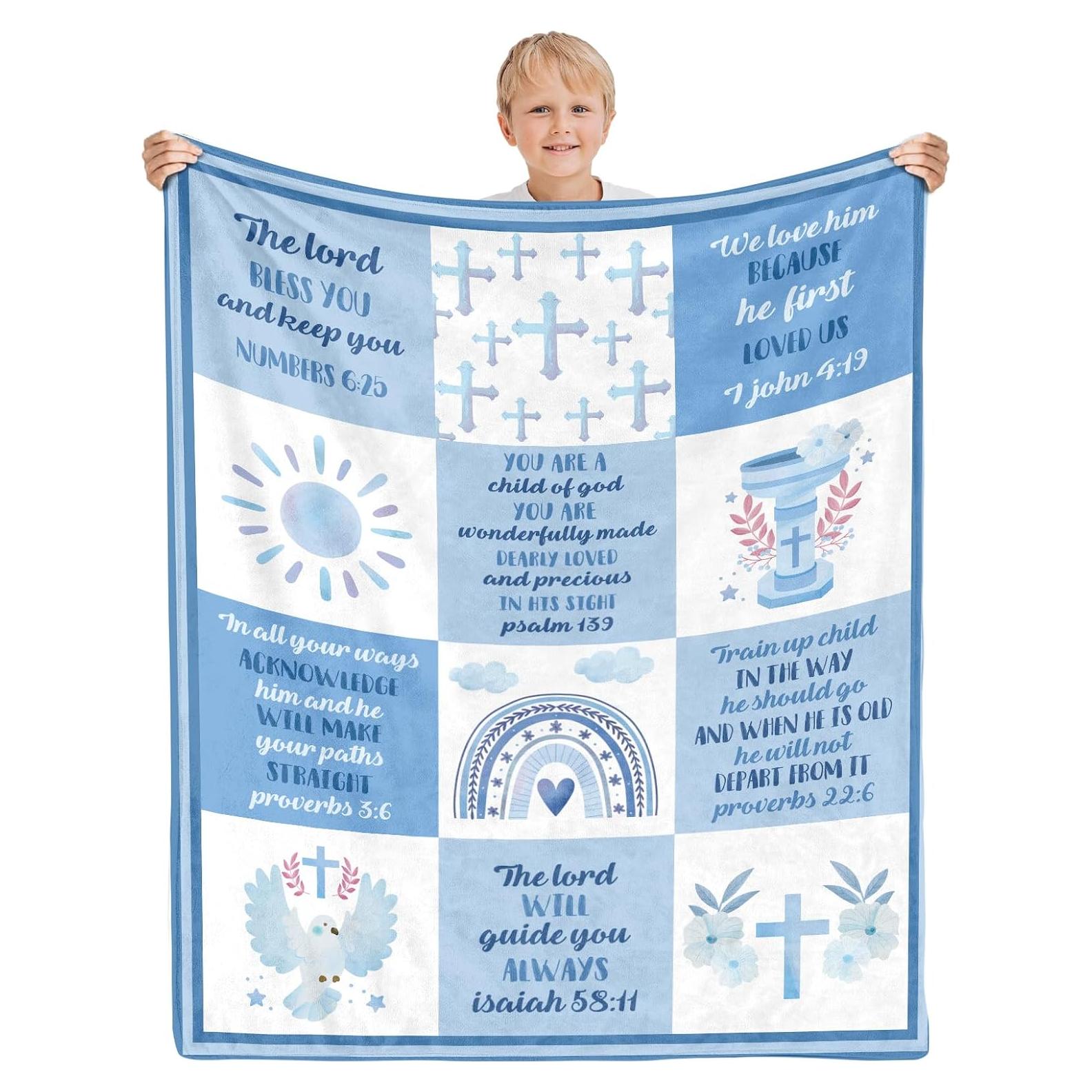 Manta de Bautismo HEIFAM 127x101cm Franela Unisex