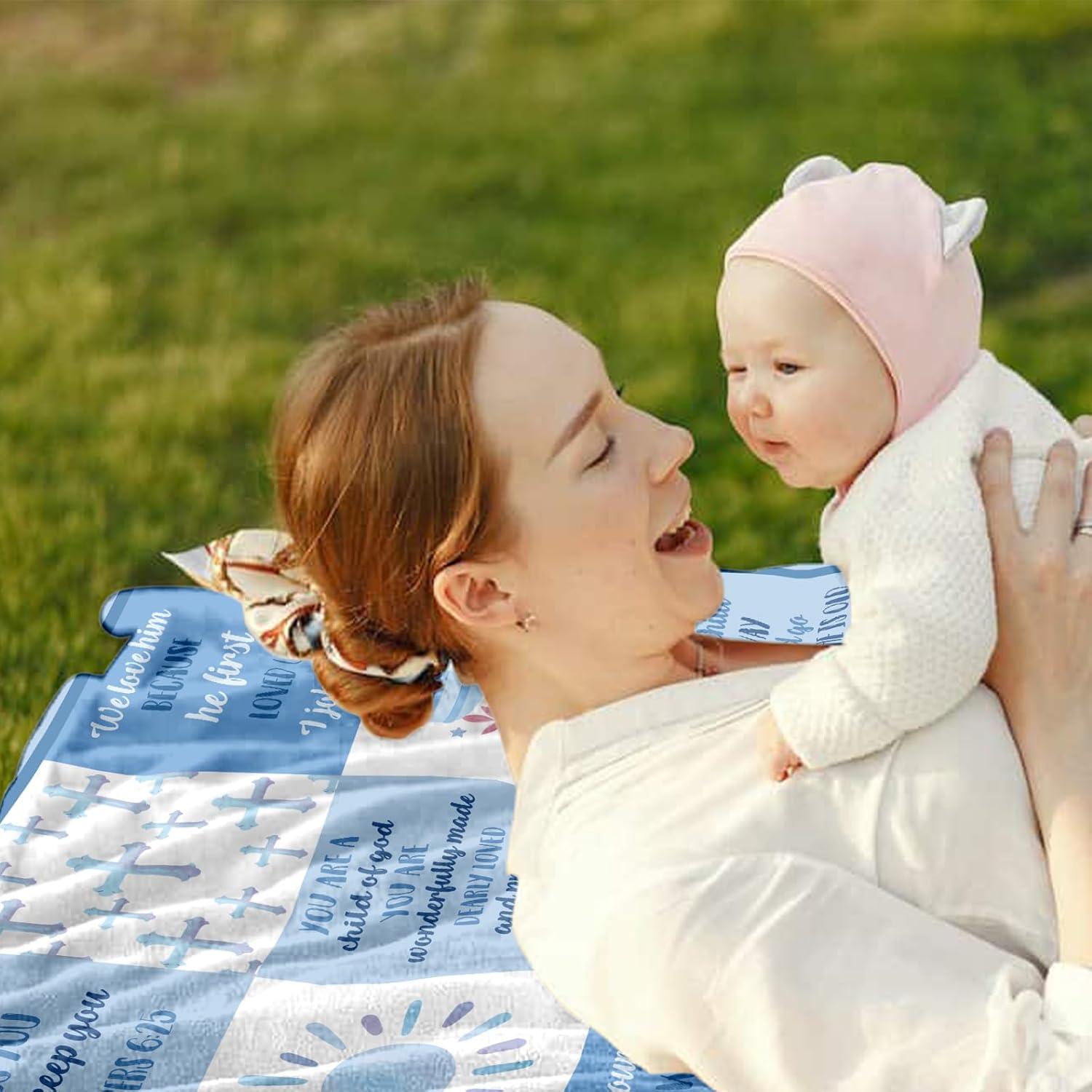 Manta de Bautismo HEIFAM 127x101cm Franela Unisex