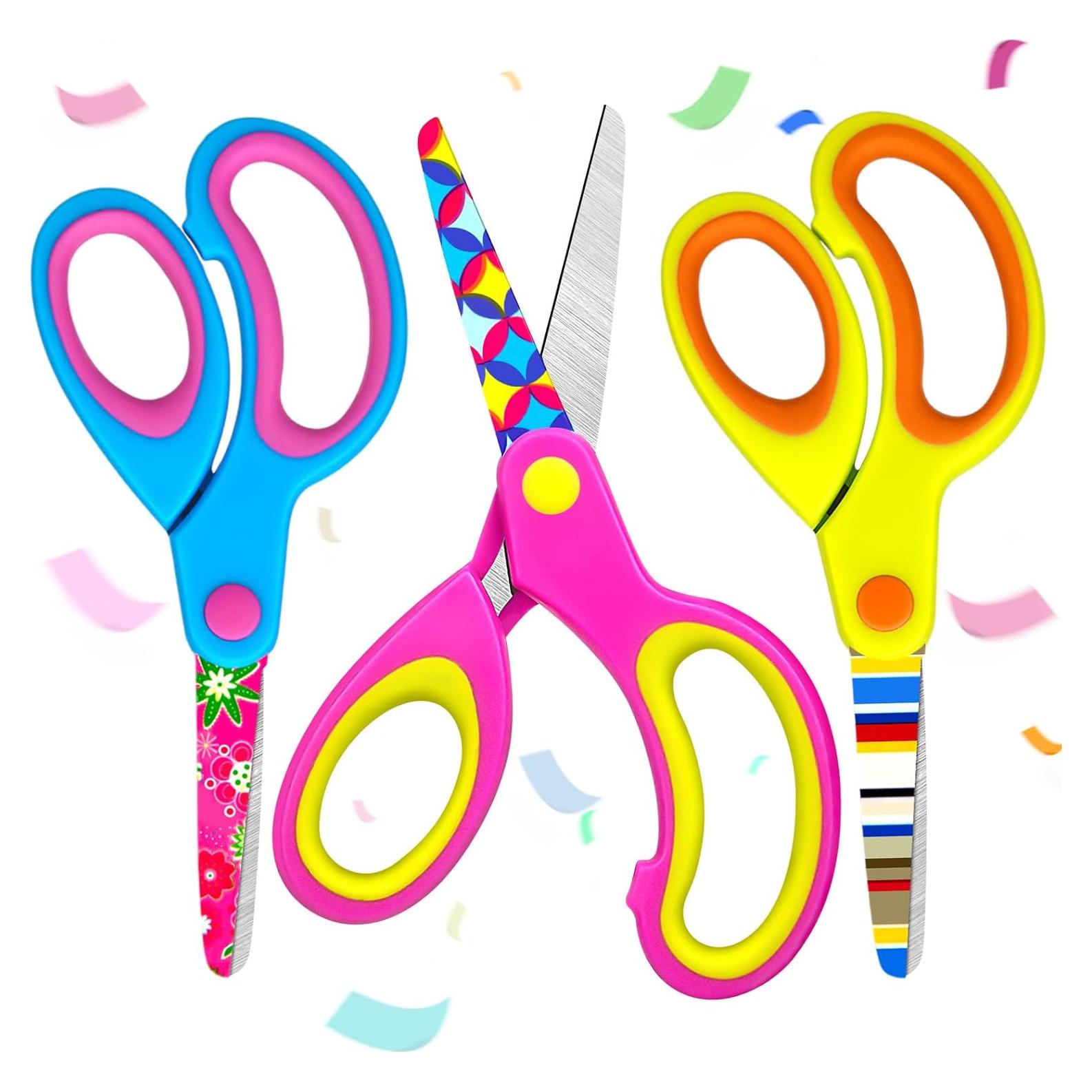 Tijeras de Seguridad para Niños LSGYPAQ - 3 Piezas con Punta Romo