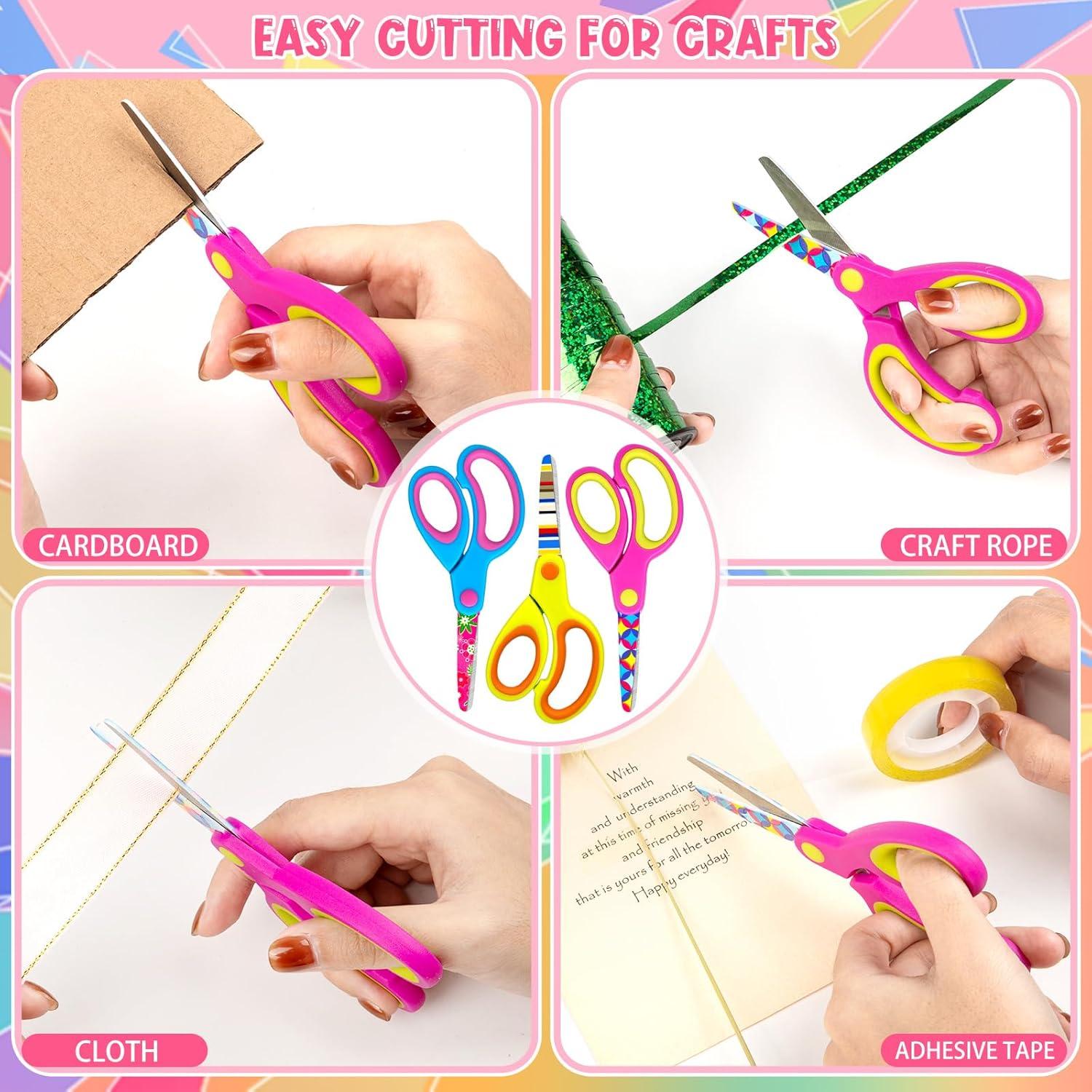 Tijeras de Seguridad para Niños LSGYPAQ - 3 Piezas con Punta Romo