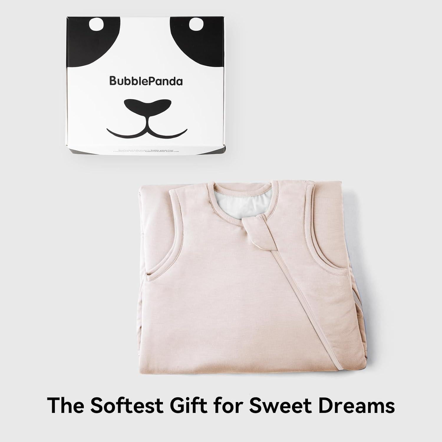 Saco de dormir BubblePanda 0-6 meses 0.5 Tog rosa suave