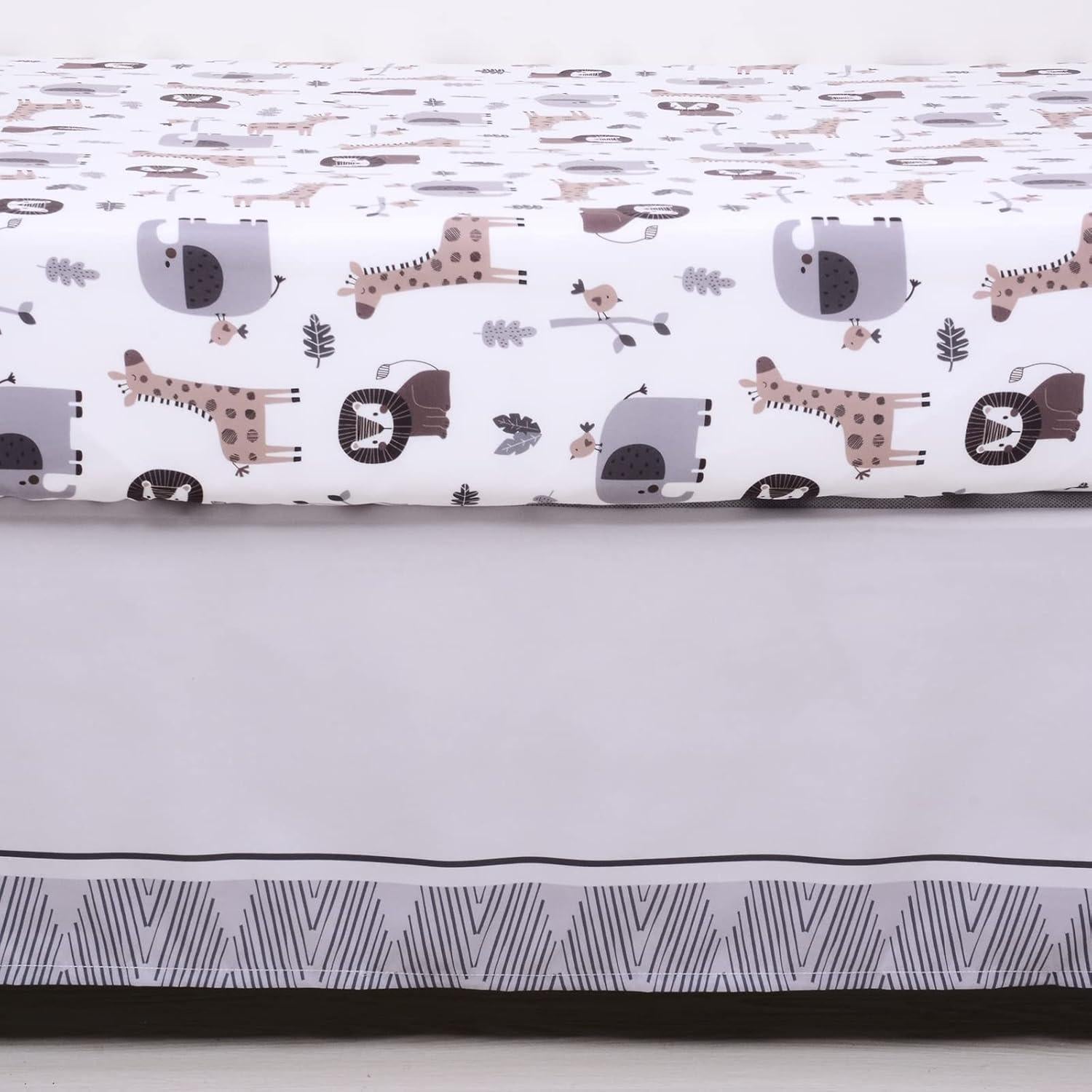 Conjunto de Ropa de Cuna Cloele Animales 3 Piezas Estándar