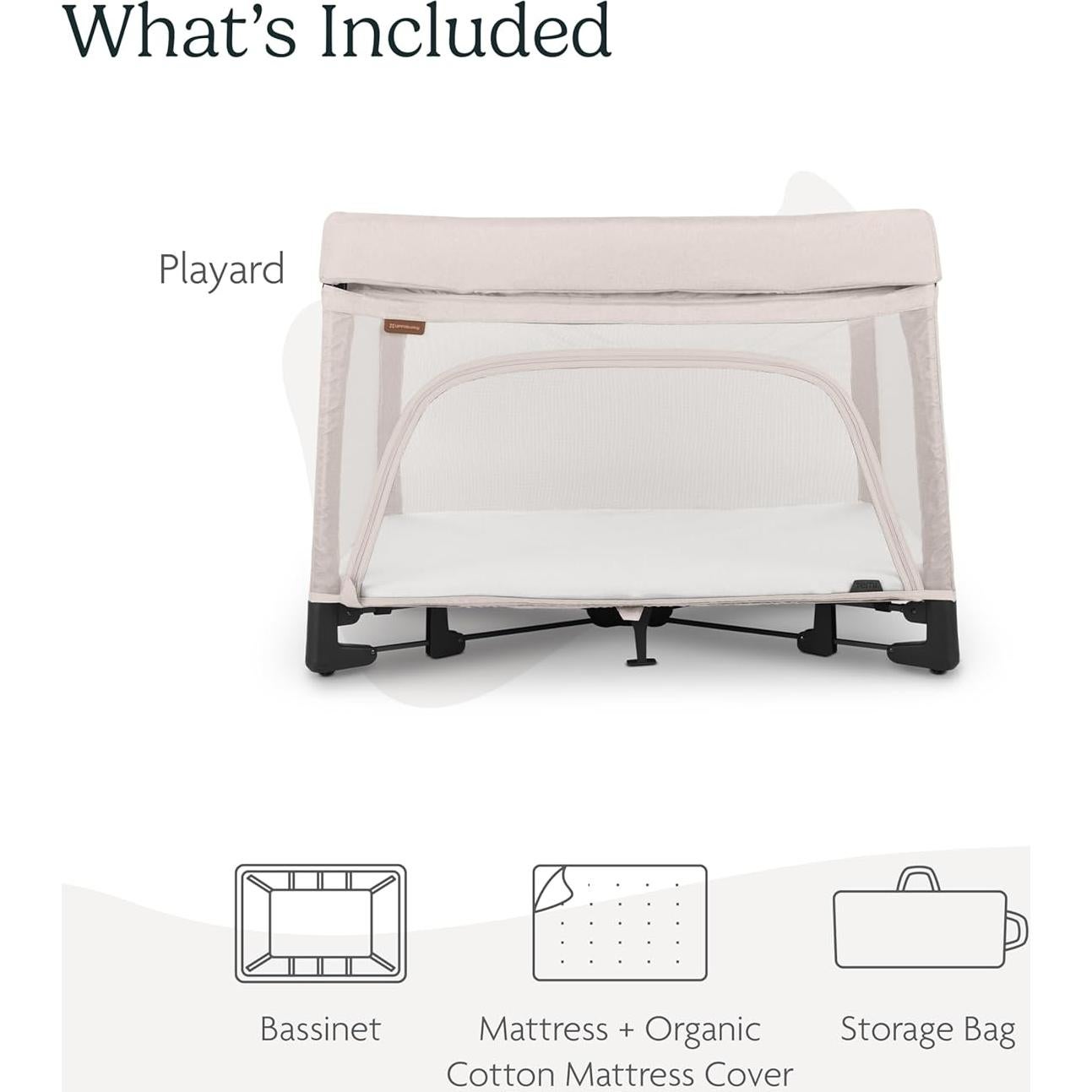 Cuna Portátil UPPAbaby Remi 3-en-1 con Colchón y Funda