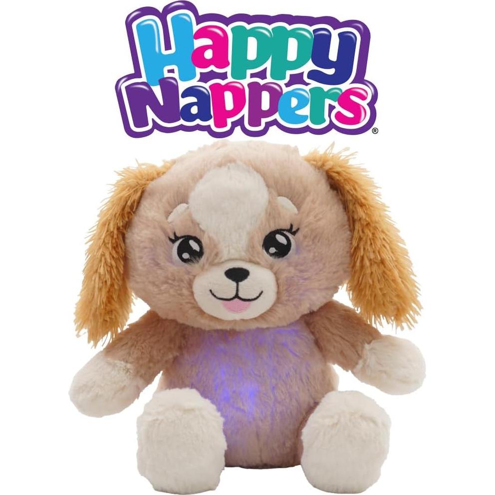 Peluche Musical Happy Nappers Perro Marrón que Ilumina