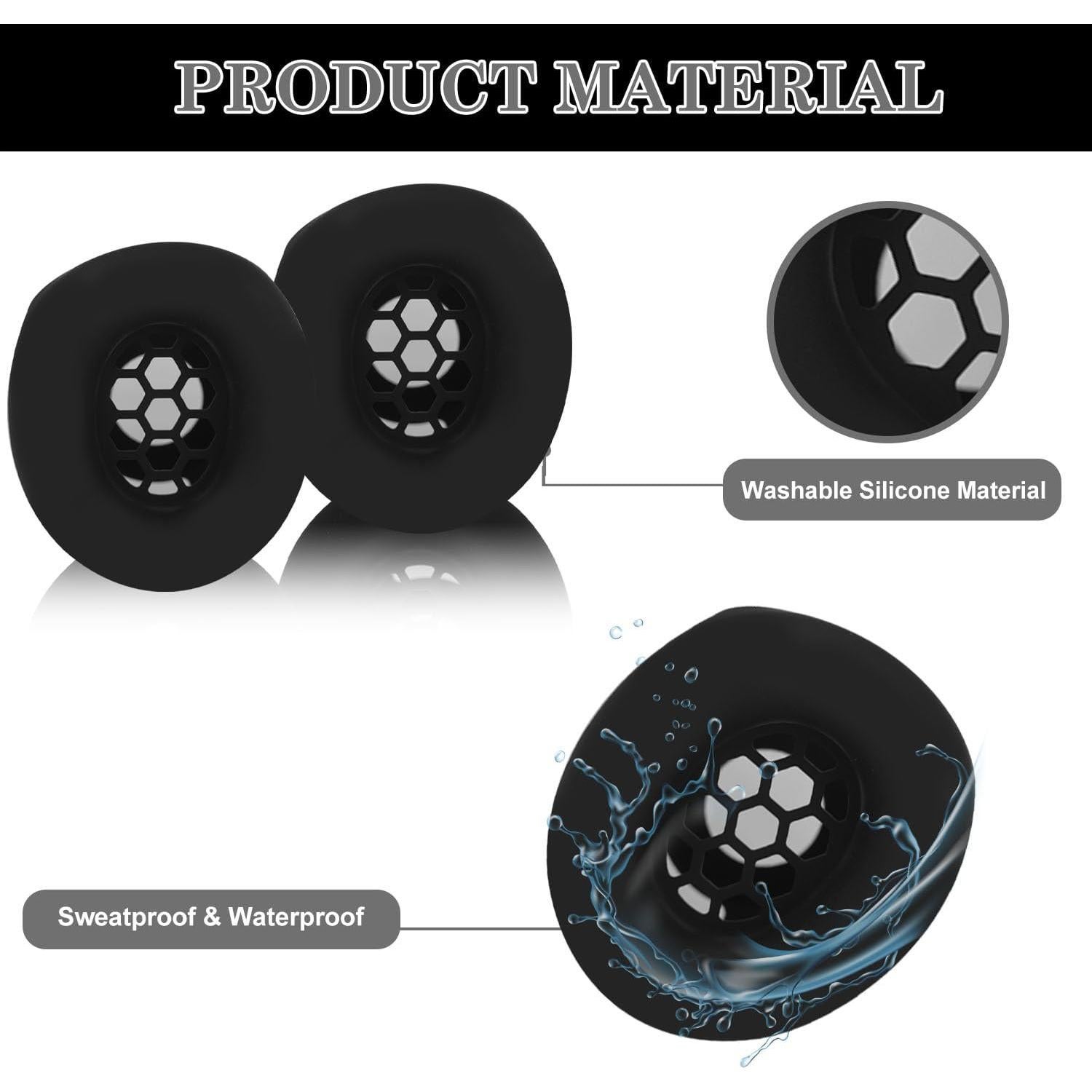 Funda de Silicona Aiivioll para Auriculares Beats Studio Pro