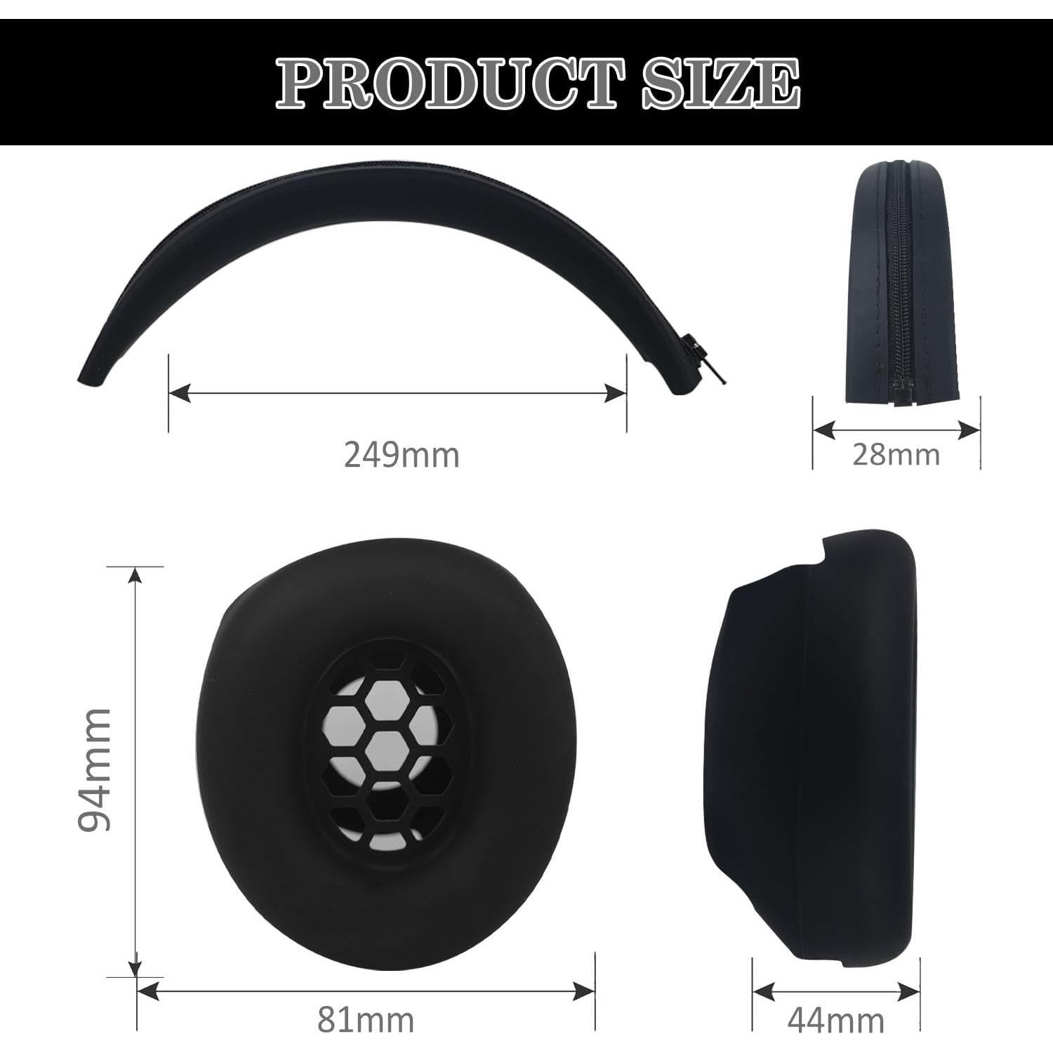 Funda de Silicona Aiivioll para Auriculares Beats Studio Pro