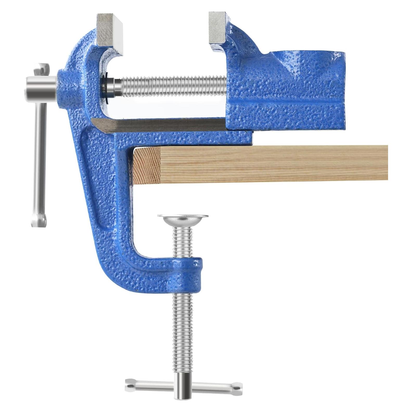 Mini Tornillo de Banco COGNATIVE 5.08 cm Azul Portátil