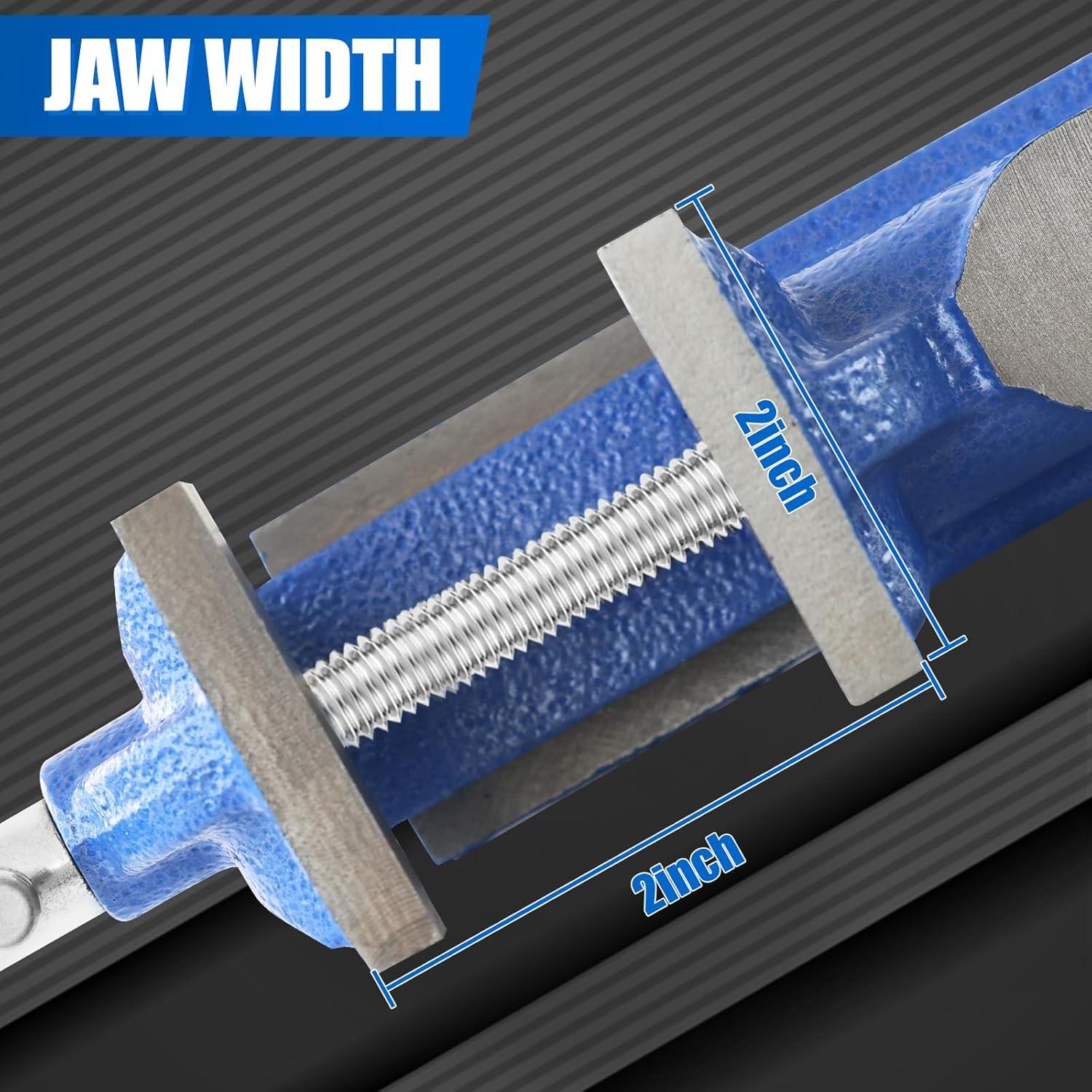 Mini Tornillo de Banco COGNATIVE 5.08 cm Azul Portátil