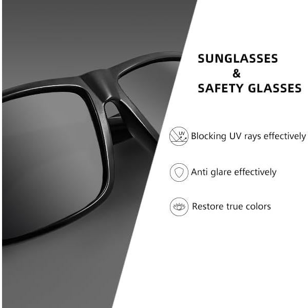 Gafas de Seguridad JING LEI UV400 con Escudos Laterales Removibles