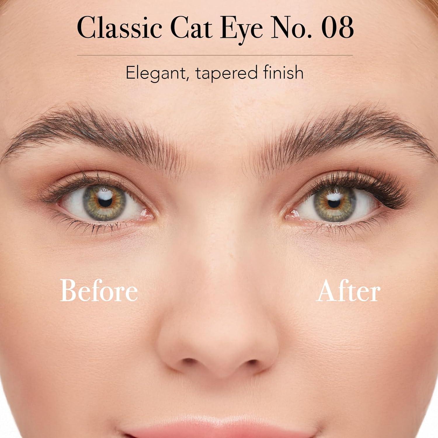 Pestañas Pro Lash SoftWear Ojo de Gato Clásico No. 08 - 3 Juegos