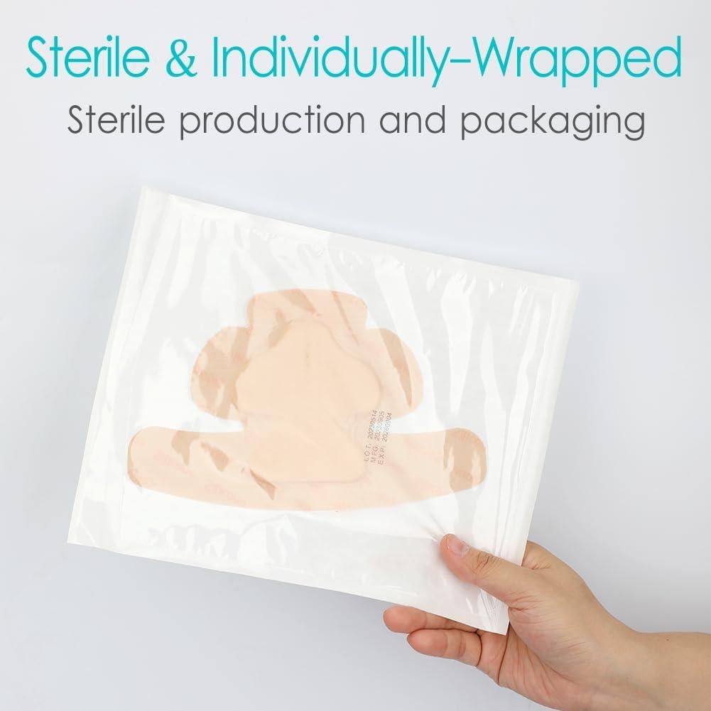 Vendas de Espuma de Silicona POSTOP para Talón 12.7x20.3cm (2 Pzas)