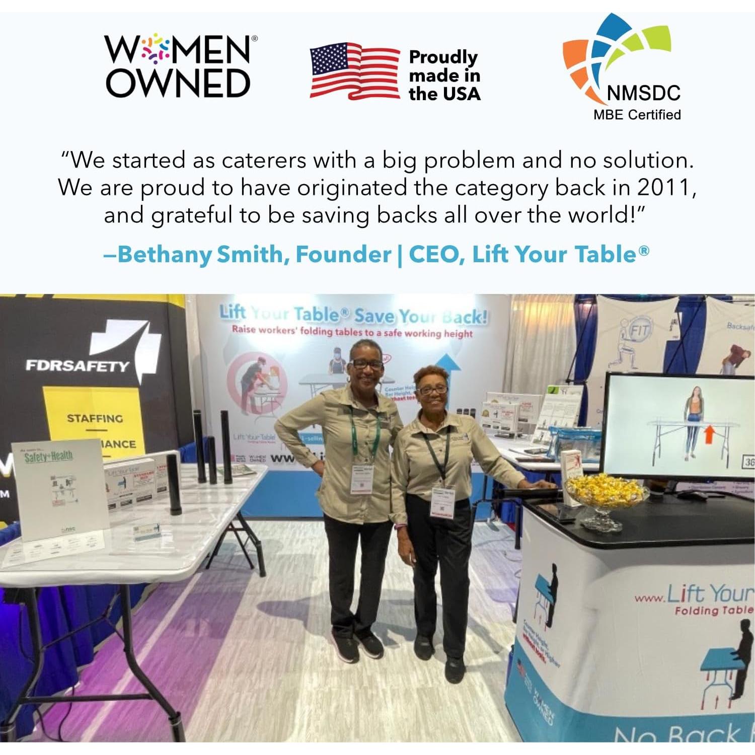 Elevadores de Mesa Plegable Elevate su Mesa - 5 Juegos Altura de Mostrador