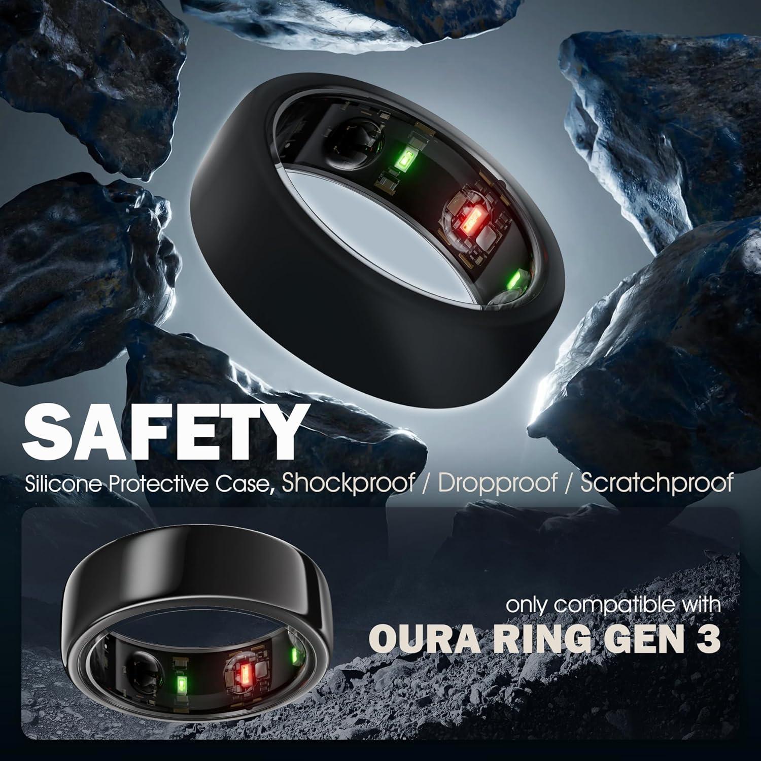 Funda Protectora Seltureone para Oura Ring Gen 3/4 - 10 Unidades