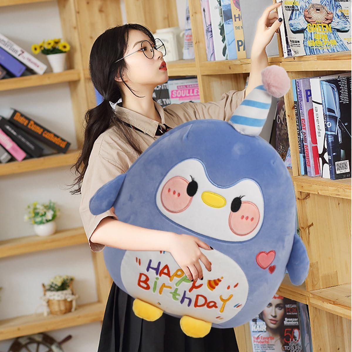 Peluche Pingüino ARELUX 30cm Suave y Abrazable