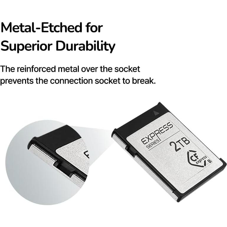 256GB Tarjeta CFexpress Tipo B Novachips - 1700MB/s - 8K RAW