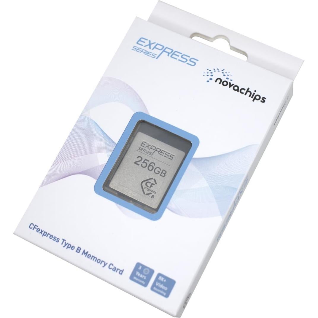 256GB Tarjeta CFexpress Tipo B Novachips - 1700MB/s - 8K RAW