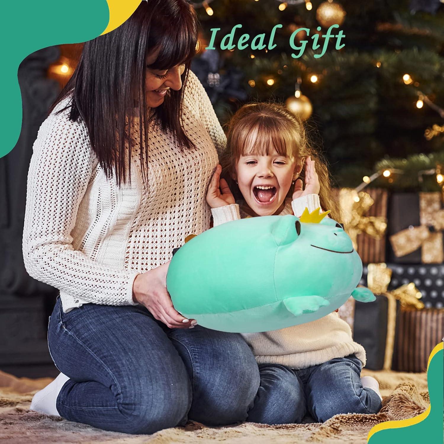 Peluche Rana CAZOY 35.56 cm Suave y Realista