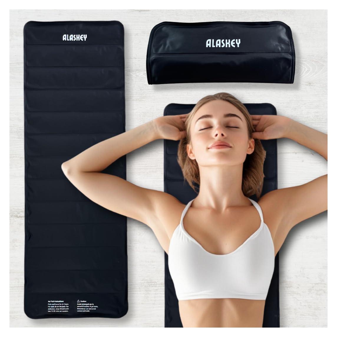 Alaskey Paquete de Hielo Reutilizable 114.3x40.6cm para Terapia Fría