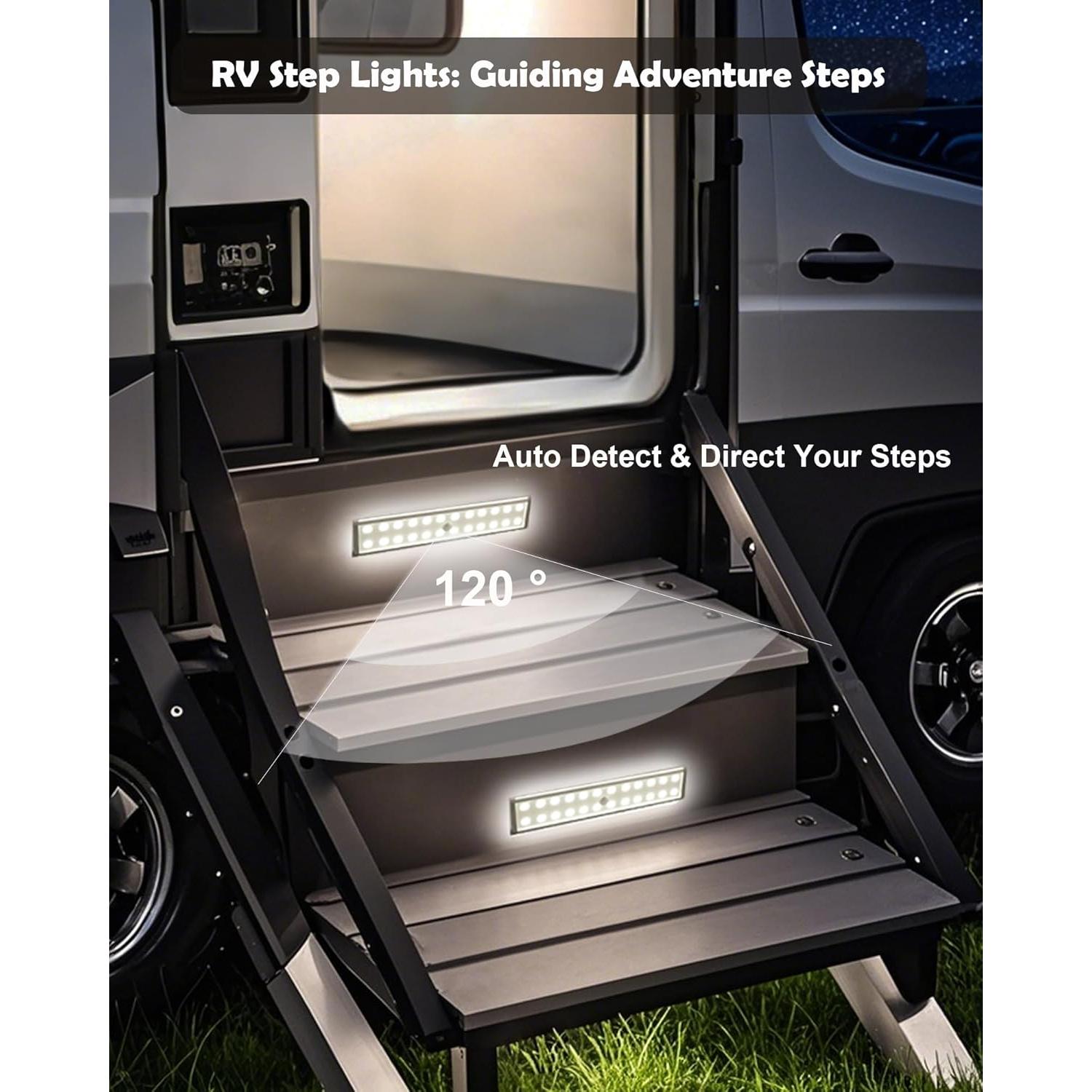 Luces Bajo Gabinete SZOKLED 4 Pcs Inalámbricas RGB 1100mAh