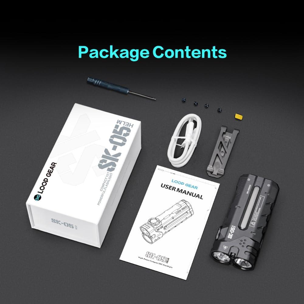 Linterna Recargable LINDA EQUIPO SK05 2850 Lúmenes IP68