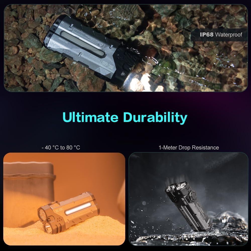 Linterna EDC LOOP GEAR SK05 Pro 4360 Lúmenes 8000mAh