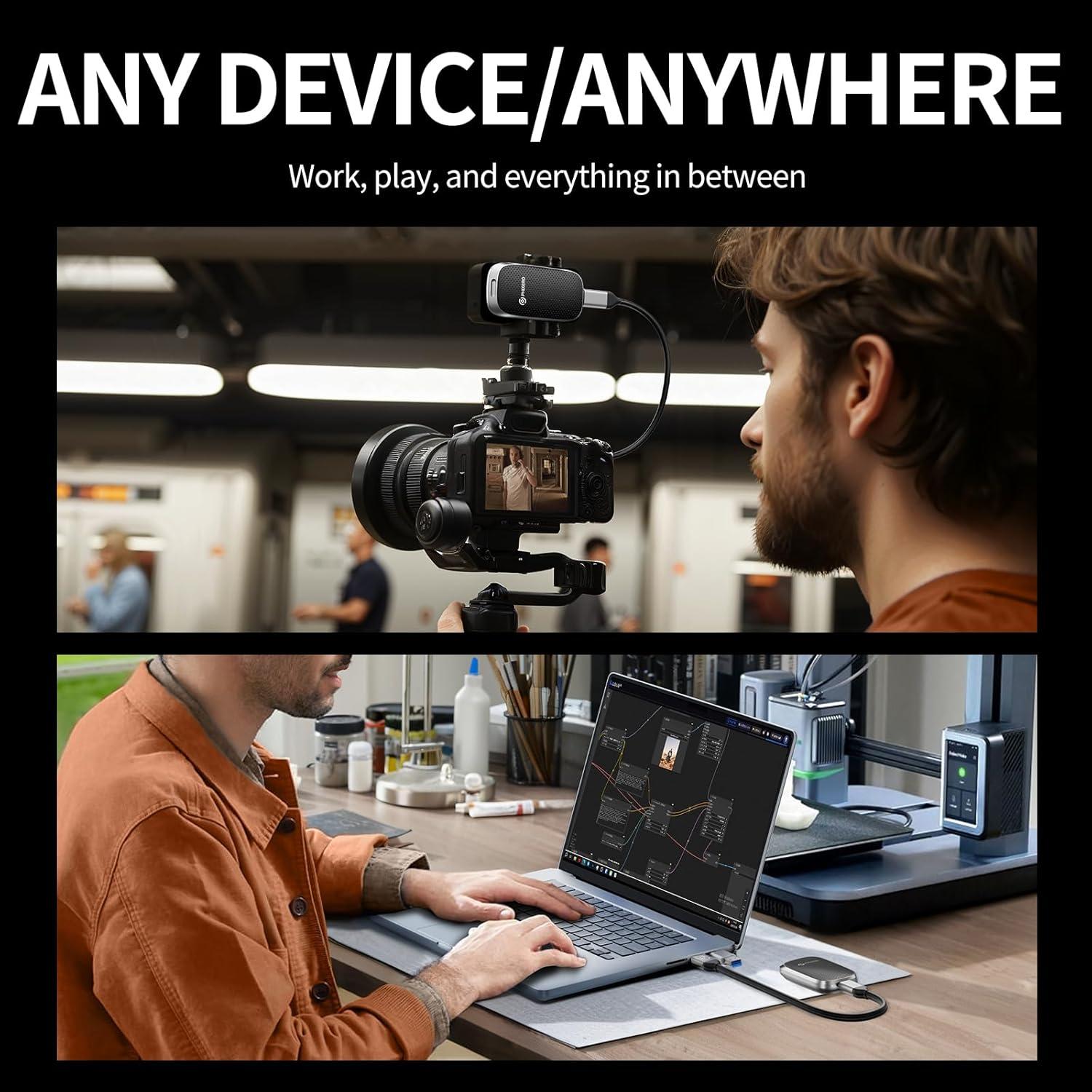 PHIXERO P20 SSD Externo 512GB USB 3.2 Gen 2, Negro