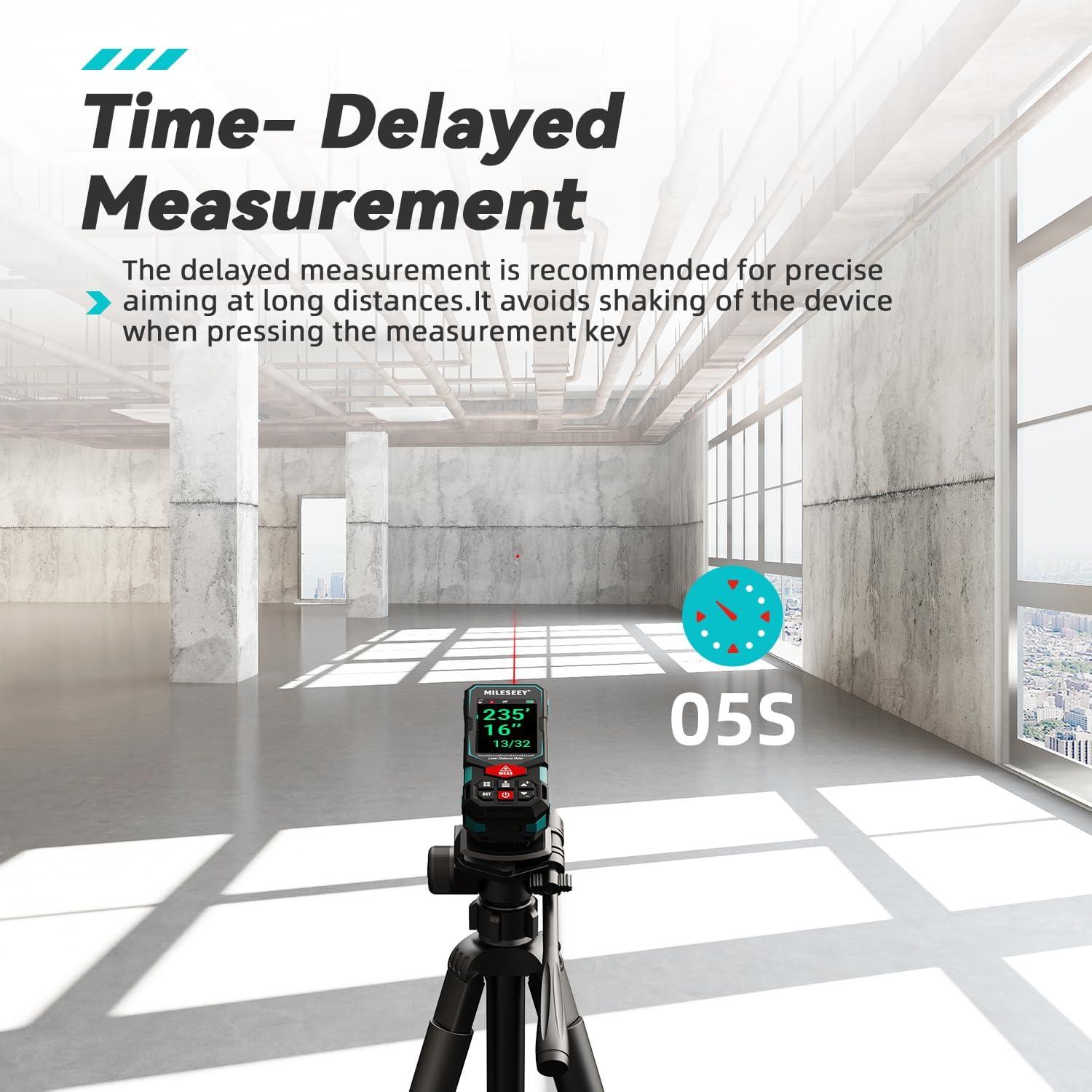 Medidor Láser MiLESEEY S7 100m Pantalla Color IP65