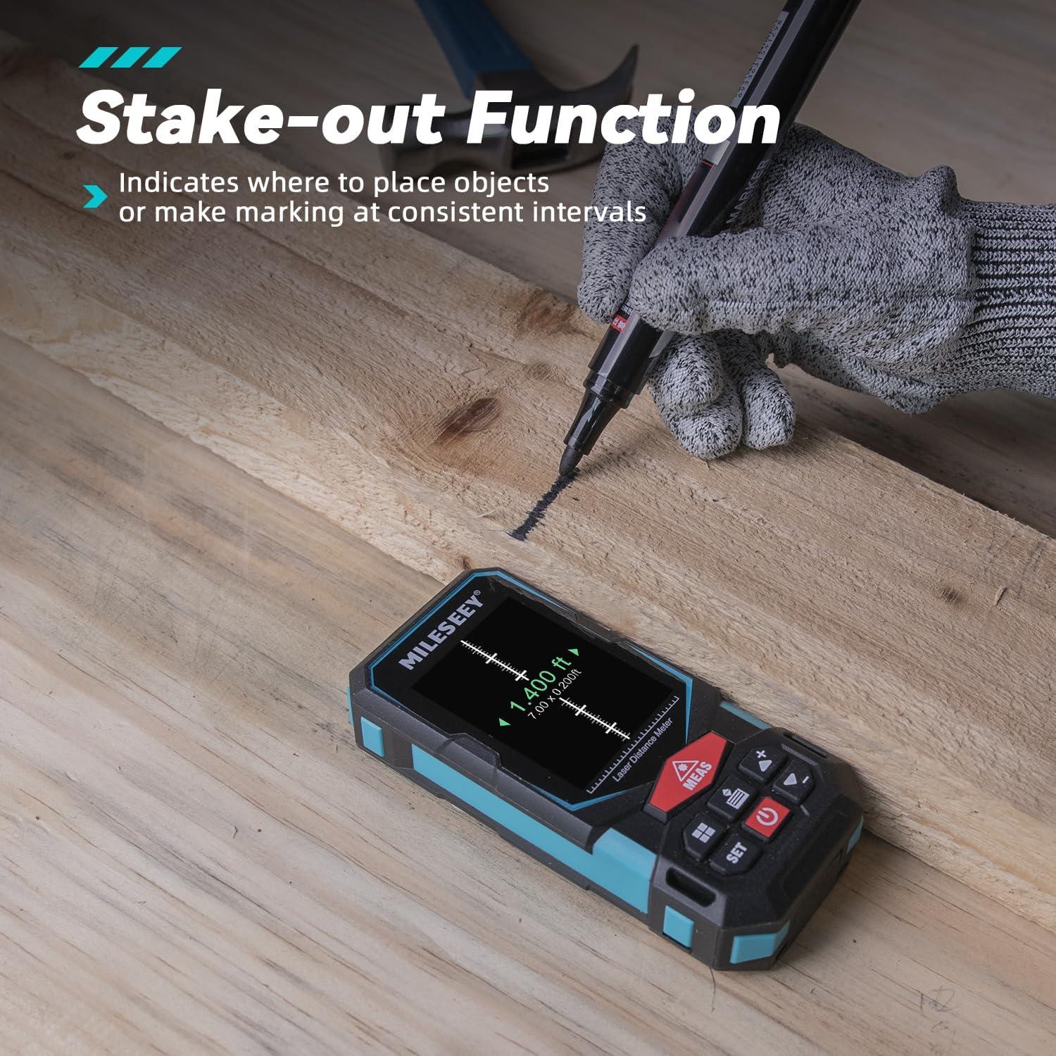 Medidor Láser MiLESEEY S7 100m Pantalla Color IP65