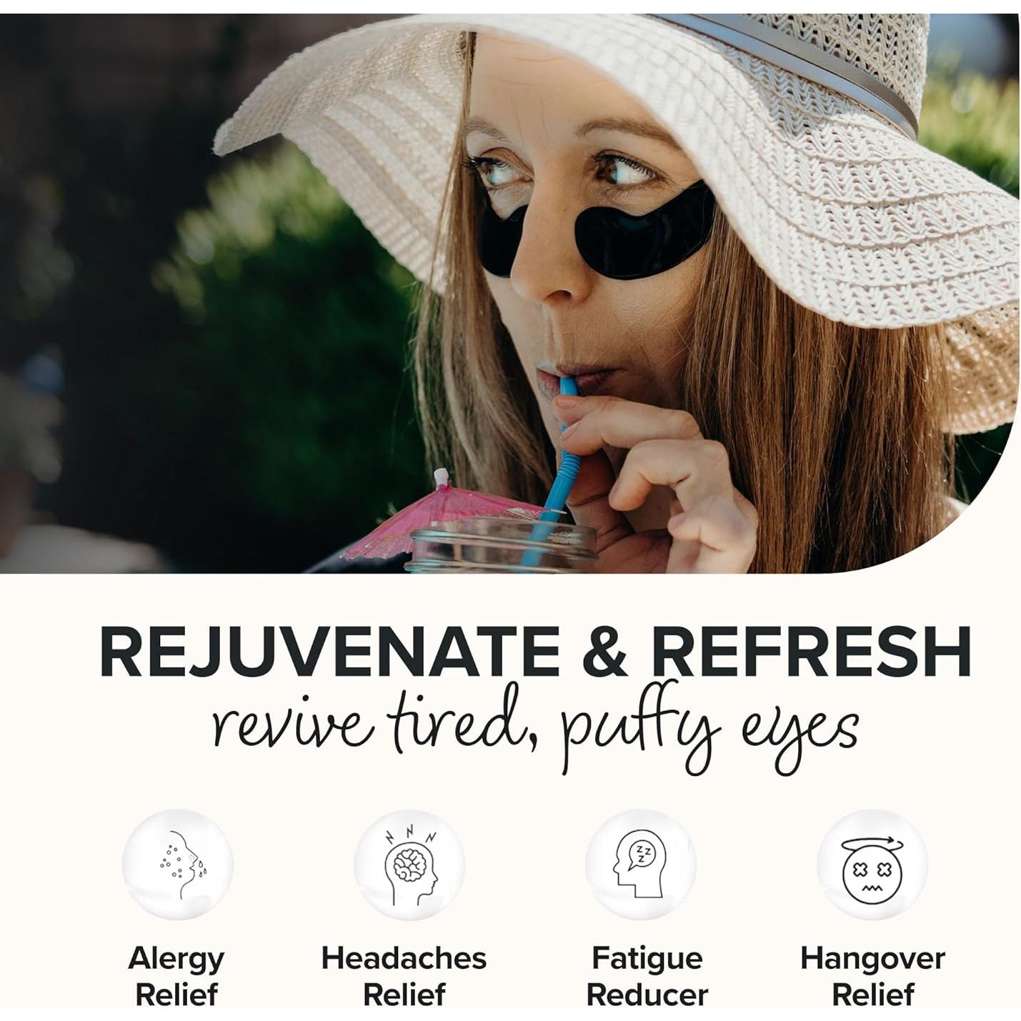 Mascarilla para Ojos ToGoSpa Carbón de Bambú 6 Parches