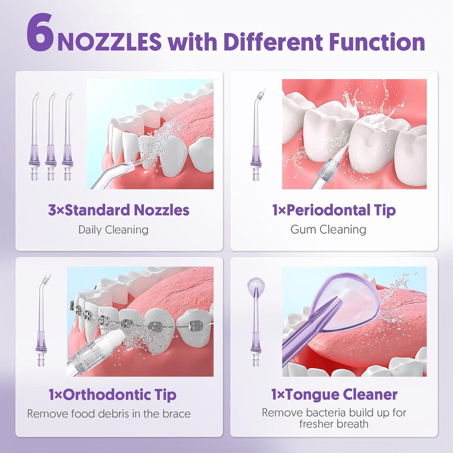 Irrigador Dental Inalámbrico SEJOY CYQ-FC5091 300ML USB IPX7
