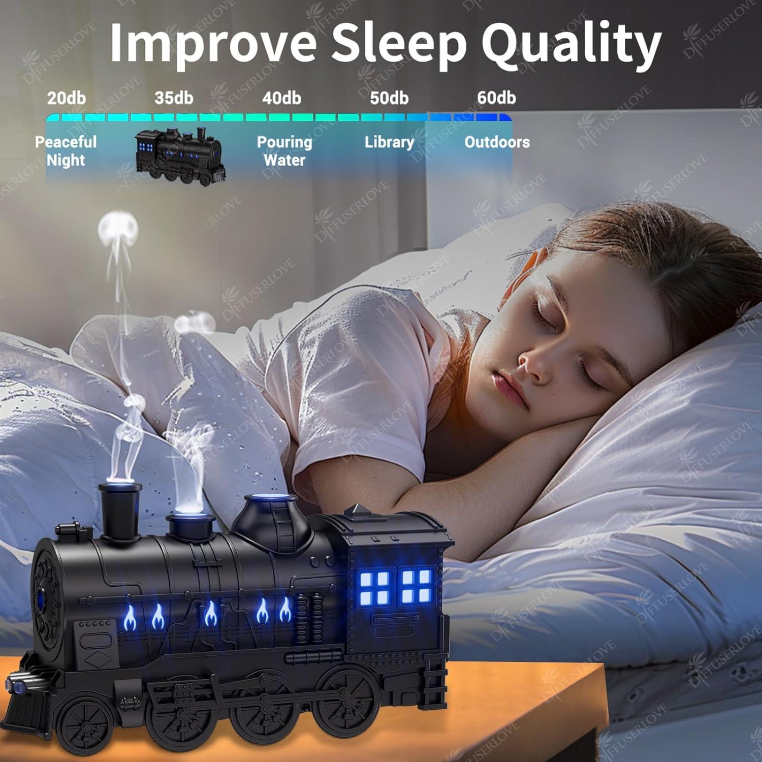 Difusor de Aceite Esencial Difusor de Amor DF-2304 300ML Negro