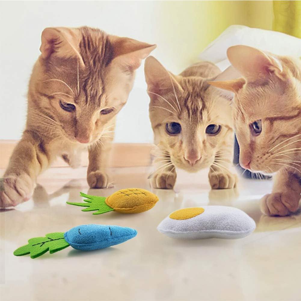 Juguetes de Catnip AWOOF para Gatos - Paquete de 6 Interactivos
