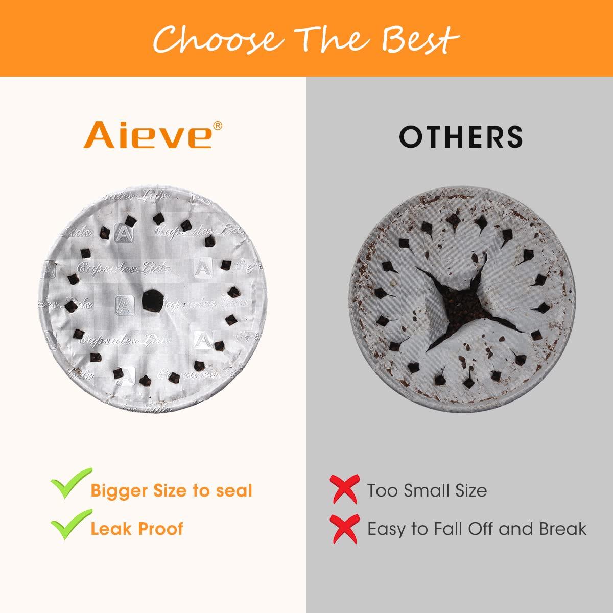 Sellos de Aluminio Aieve 120 Pcs para Cápsulas Nespresso