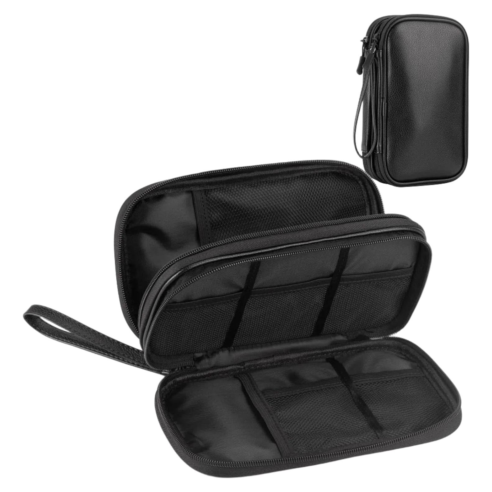 Organizador Electrónico de Viaje Arae - Doble Capa Negro M