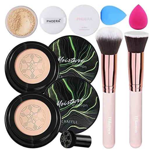 Crema CC Air Cushion PHOERA 16.9 ml #02 Natural con Esponja