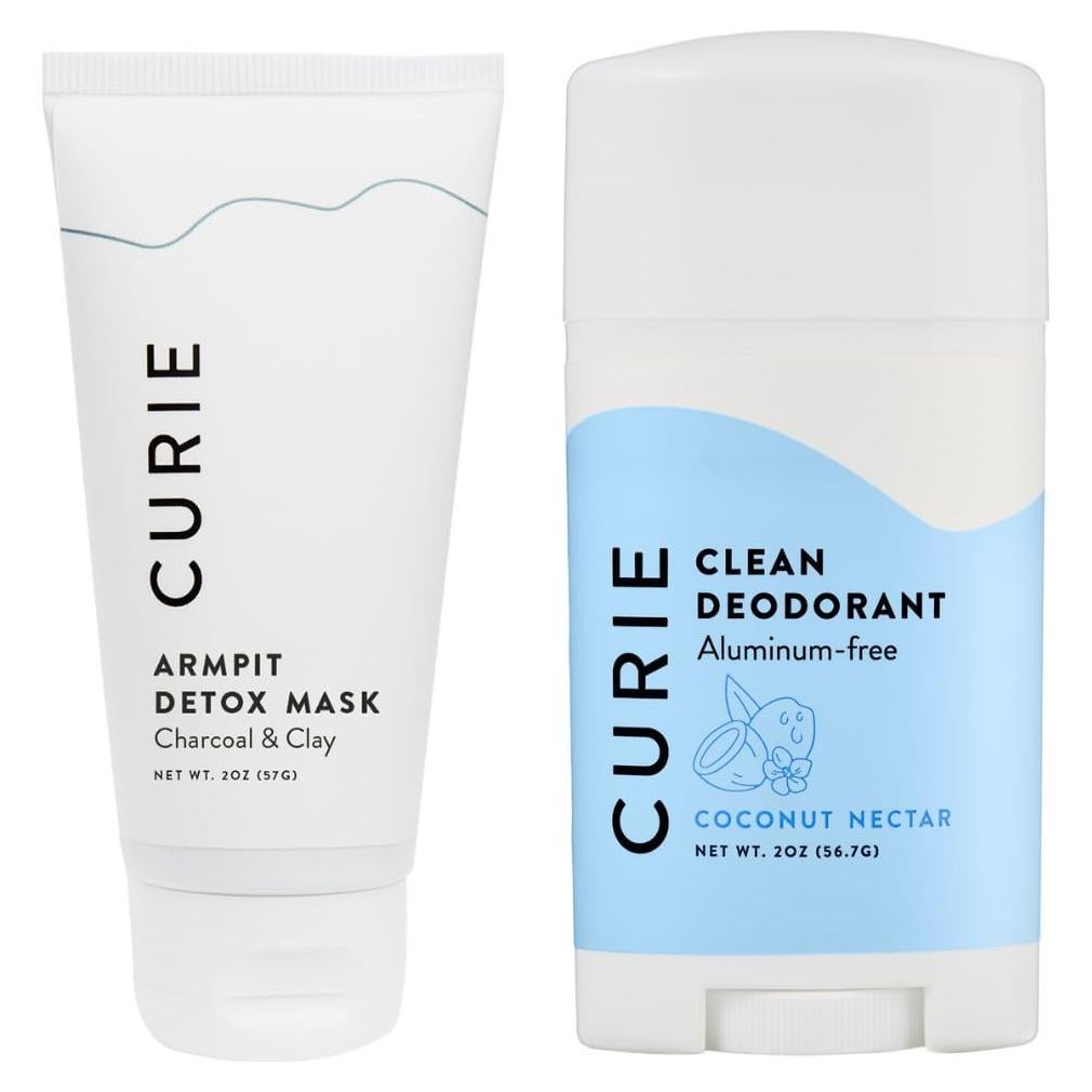 Desodorante Natural Curie Néctar de Coco + Máscara Detox 2pk