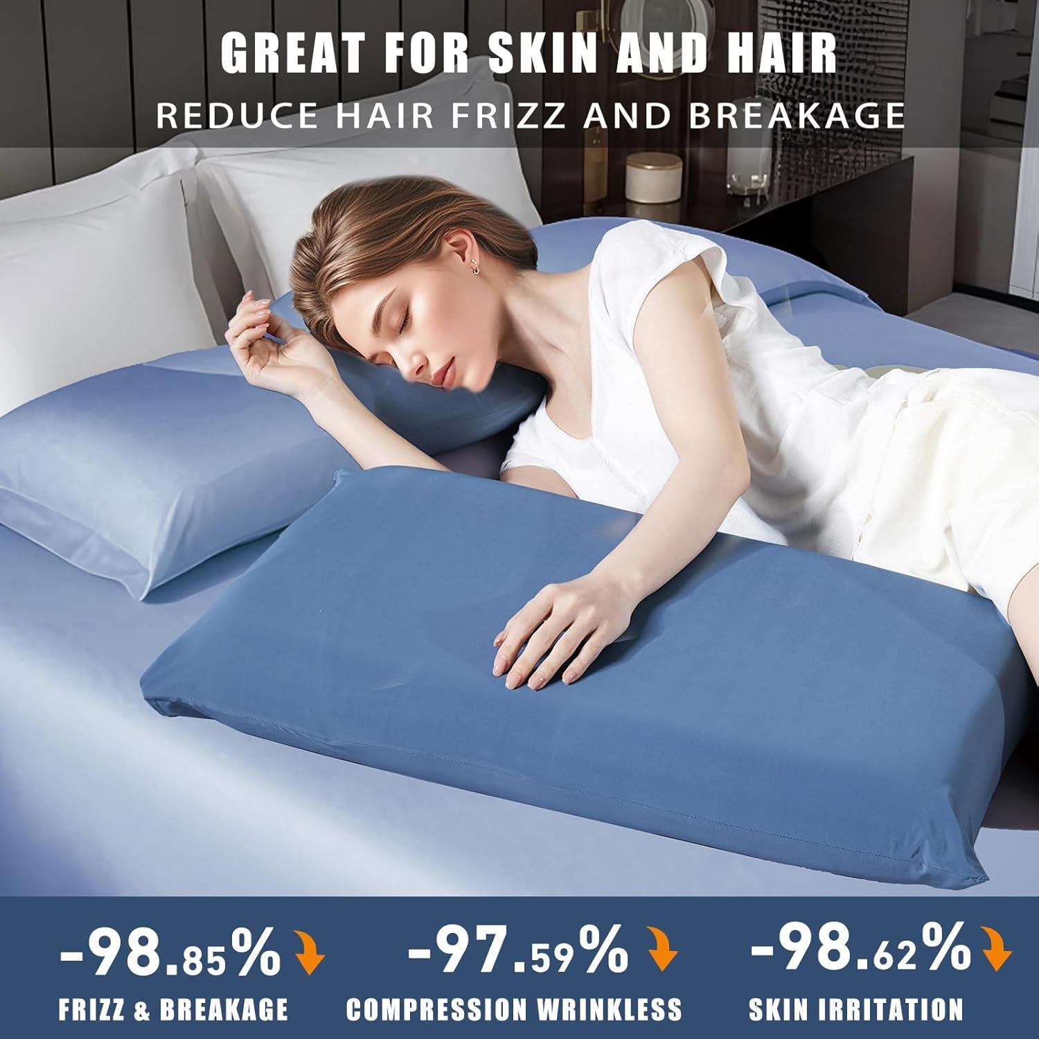 Funda de Almohada TELUS Cooling Estándar 2 Piezas 50.8x66 cm Azul